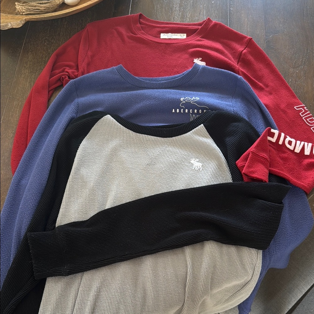 Abercrombie & Fitch Casual Shirt Trio